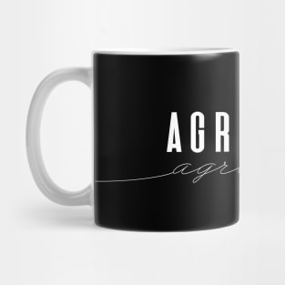 Agressive - Elegant Minimal Design Mug